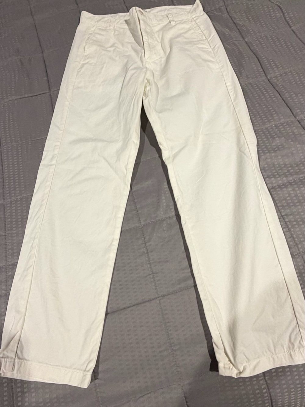 J. Crew Women's White Chino Pants